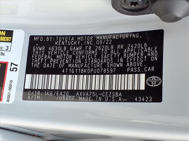 used 2023 Toyota Camry car, priced at $29,795