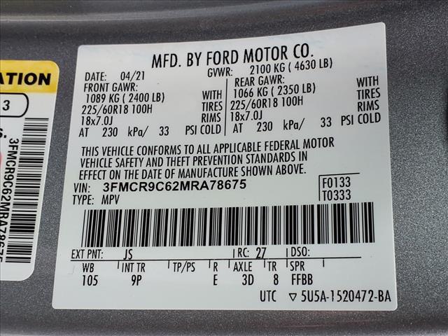 used 2021 Ford Bronco Sport car, priced at $22,500