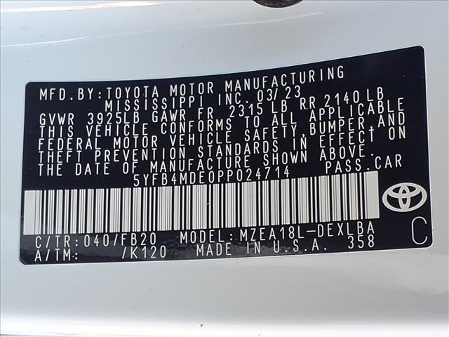 used 2023 Toyota Corolla car, priced at $20,454