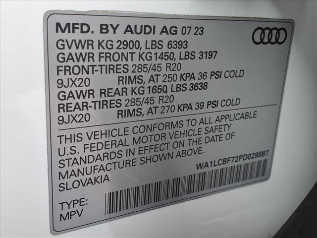 used 2023 Audi Q7 car, priced at $36,782
