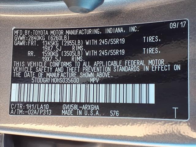 used 2017 Toyota Highlander Hybrid car, priced at $20,375