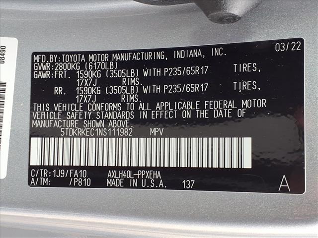 used 2022 Toyota Sienna car, priced at $36,495