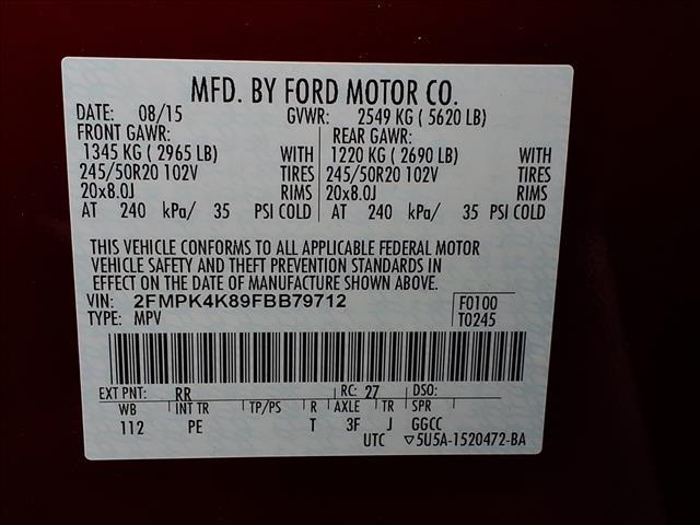 used 2015 Ford Edge car, priced at $14,250