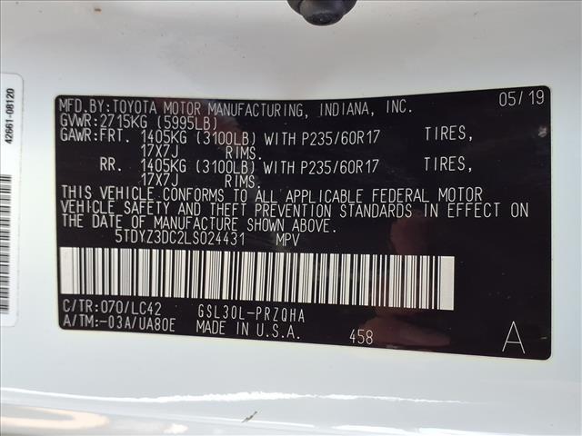 used 2020 Toyota Sienna car, priced at $25,950