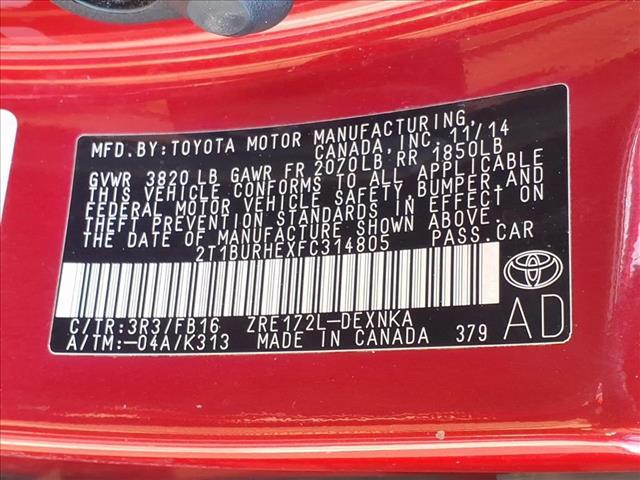 used 2015 Toyota Corolla car, priced at $15,950