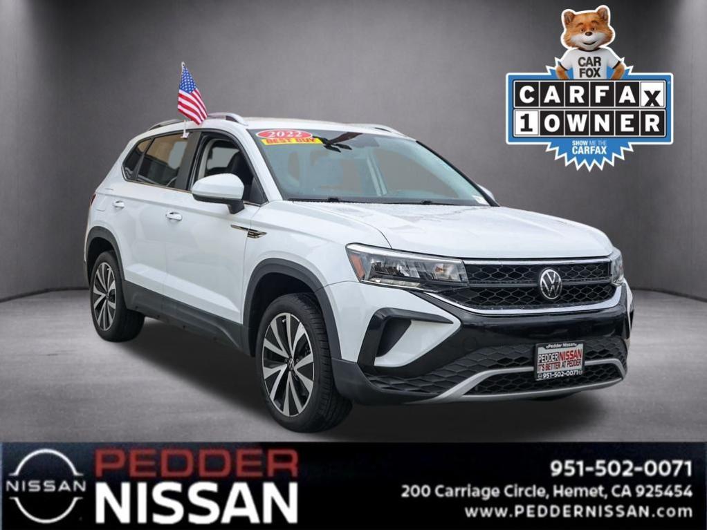 used 2022 Volkswagen Taos car, priced at $17,895