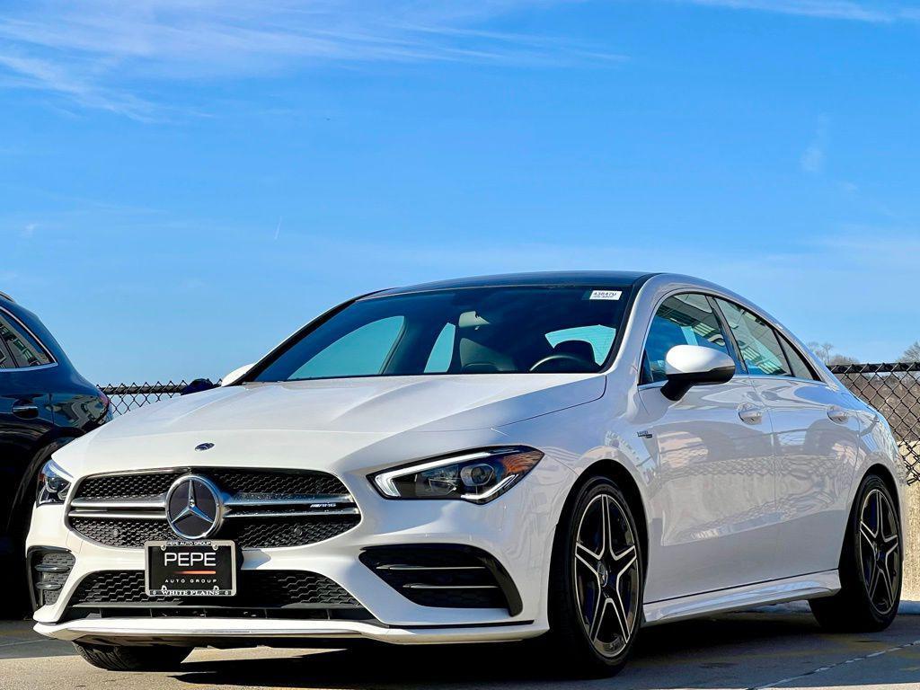 used 2022 Mercedes-Benz AMG CLA 35 car, priced at $35,945