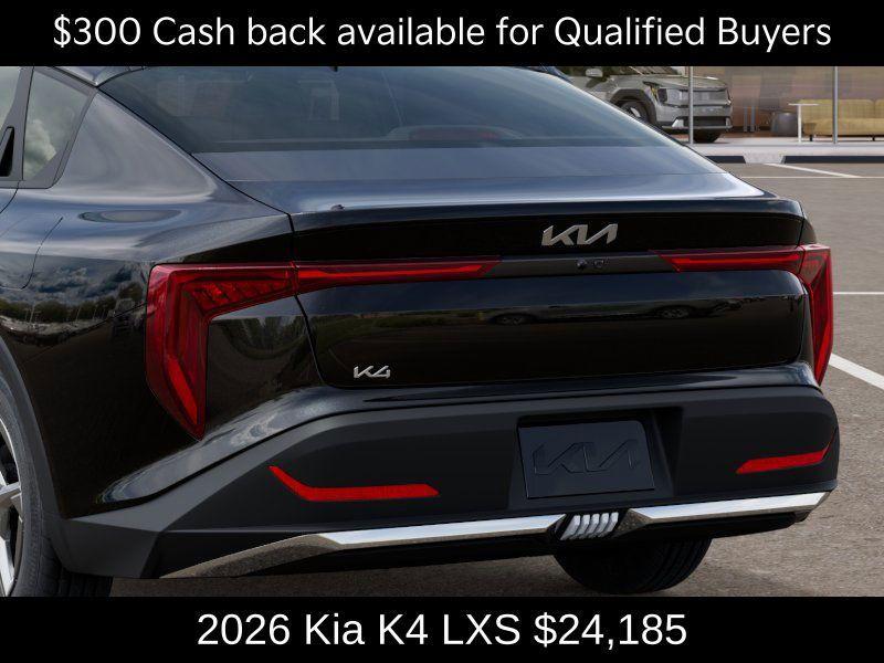 new 2026 Kia K4 car, priced at $24,185