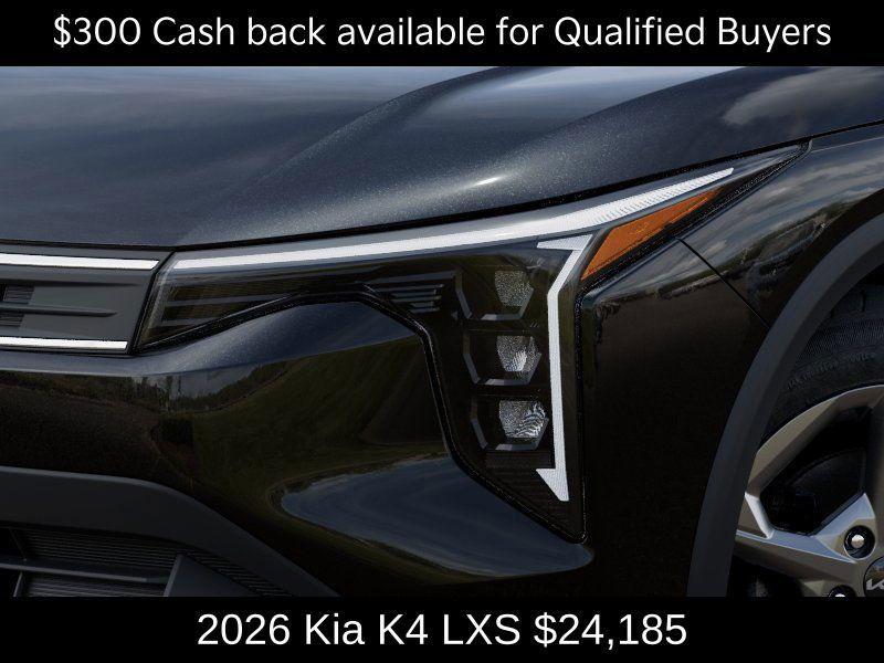 new 2026 Kia K4 car, priced at $24,185