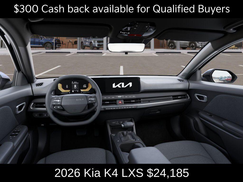 new 2026 Kia K4 car, priced at $24,185