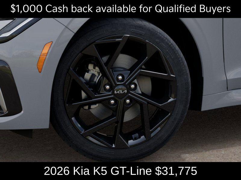 new 2026 Kia K5 car, priced at $31,775