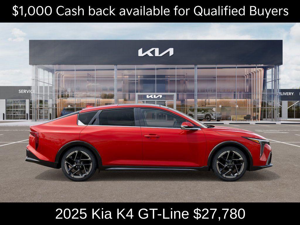 new 2025 Kia K4 car, priced at $27,780