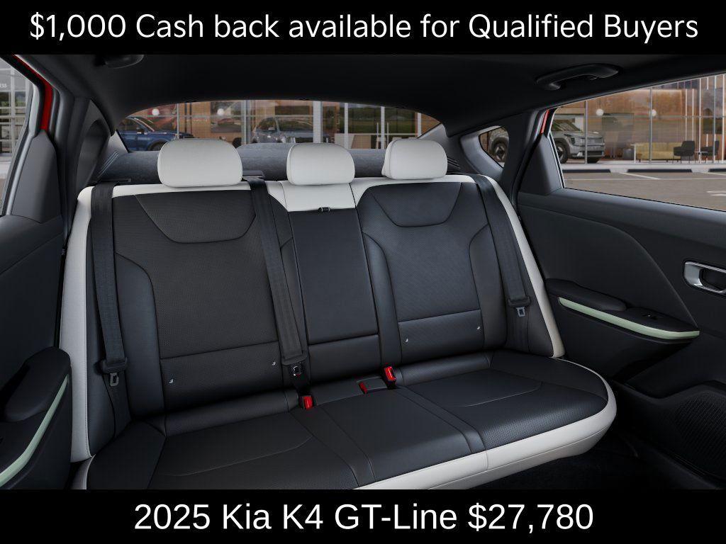 new 2025 Kia K4 car, priced at $27,780