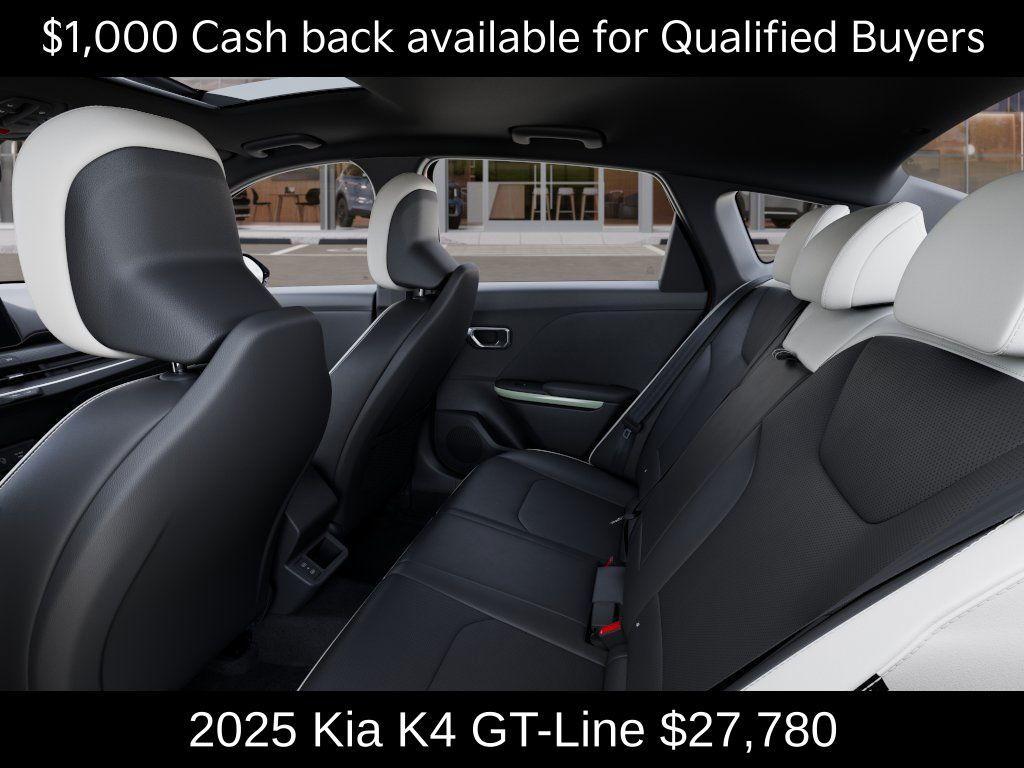 new 2025 Kia K4 car, priced at $27,780