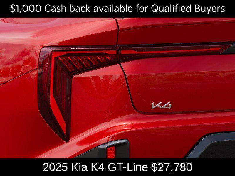 new 2025 Kia K4 car, priced at $27,780