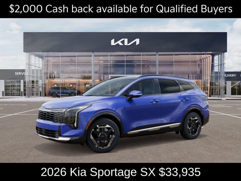 new 2026 Kia Sportage car, priced at $33,935
