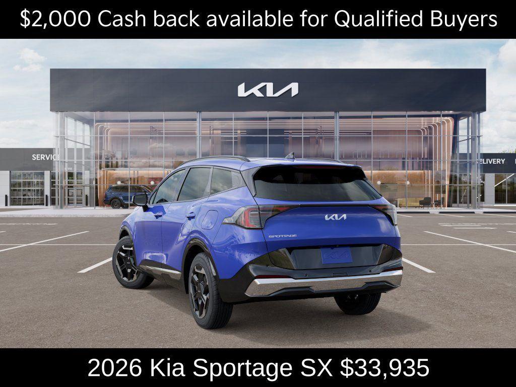 new 2026 Kia Sportage car, priced at $33,935