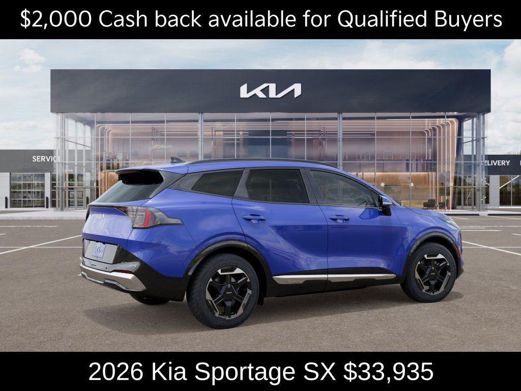 new 2026 Kia Sportage car, priced at $33,935
