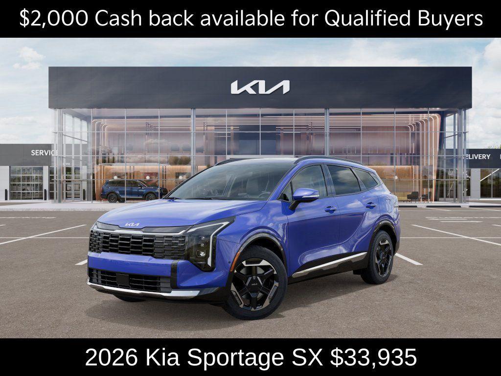 new 2026 Kia Sportage car, priced at $33,935