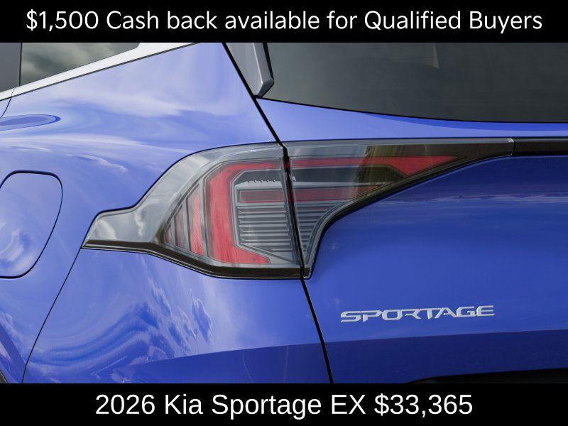 new 2026 Kia Sportage car, priced at $33,365