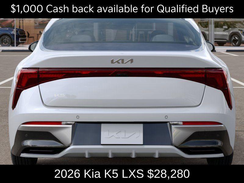 new 2026 Kia K5 car, priced at $28,280