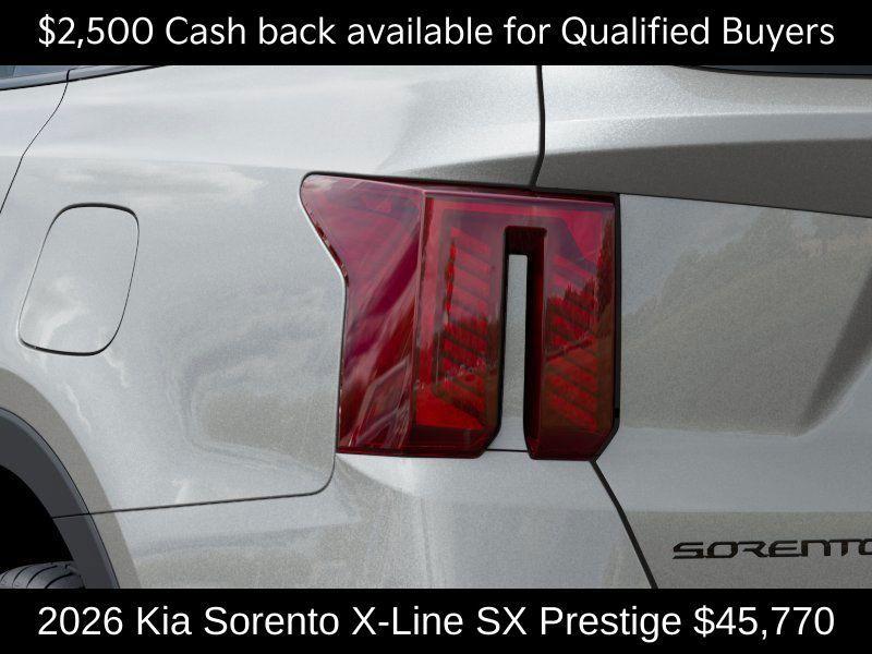 new 2026 Kia Sorento car, priced at $45,770