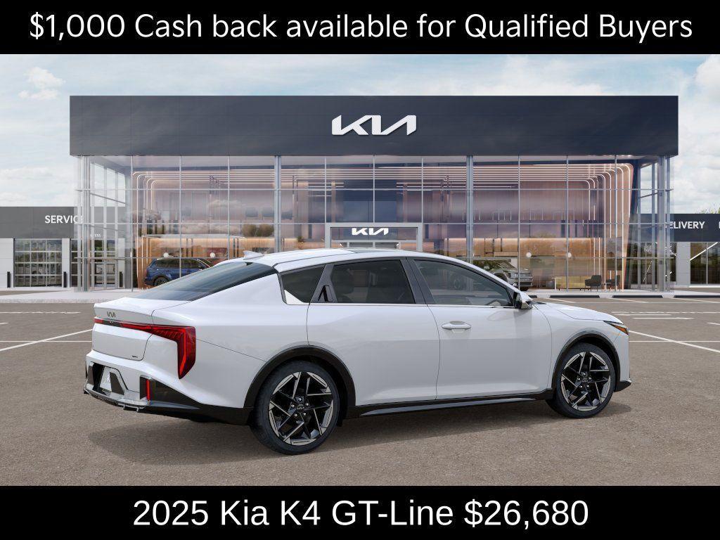 new 2025 Kia K4 car, priced at $26,680