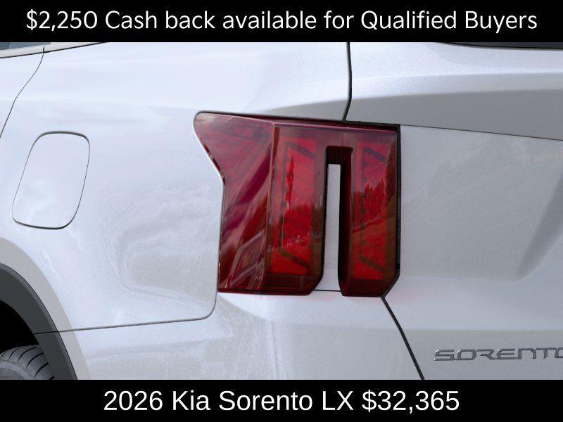 new 2026 Kia Sorento car, priced at $32,365