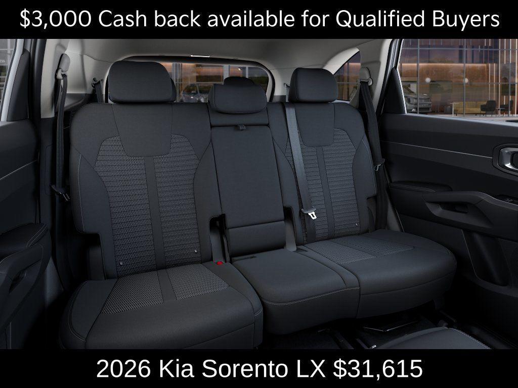 new 2026 Kia Sorento car, priced at $31,615