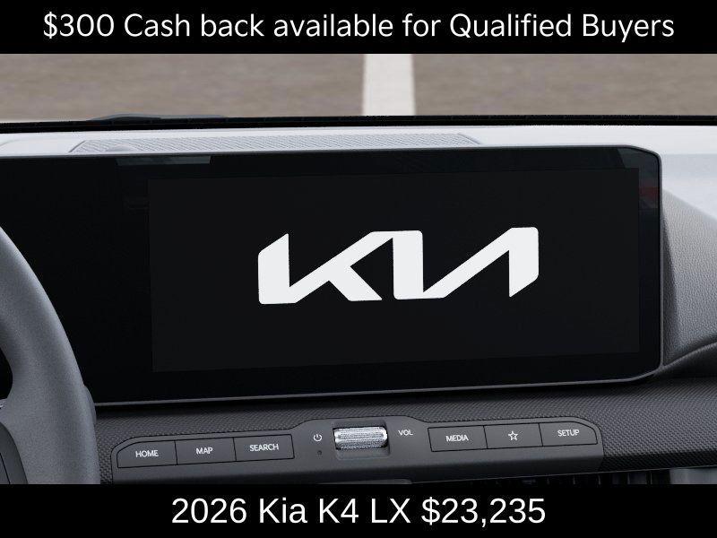 new 2026 Kia K4 car, priced at $23,235