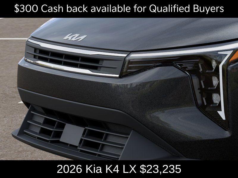 new 2026 Kia K4 car, priced at $23,235
