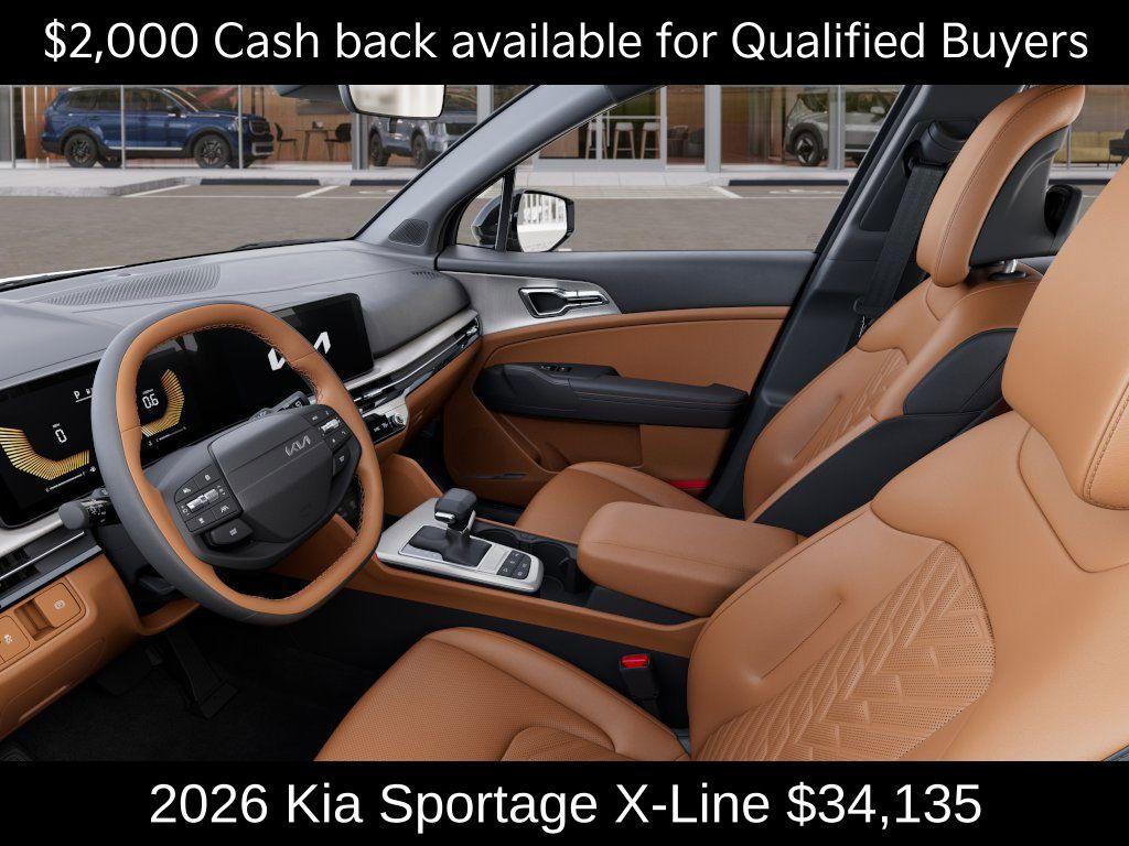 new 2026 Kia Sportage car, priced at $34,135