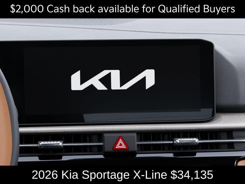 new 2026 Kia Sportage car, priced at $34,135