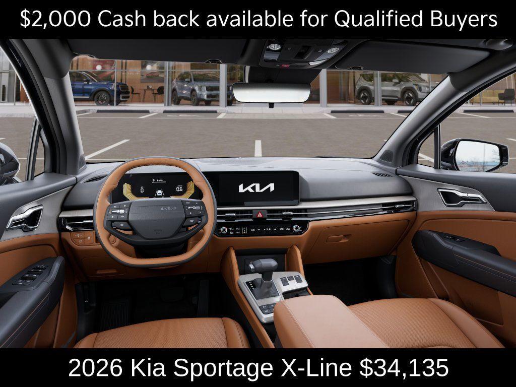 new 2026 Kia Sportage car, priced at $34,135