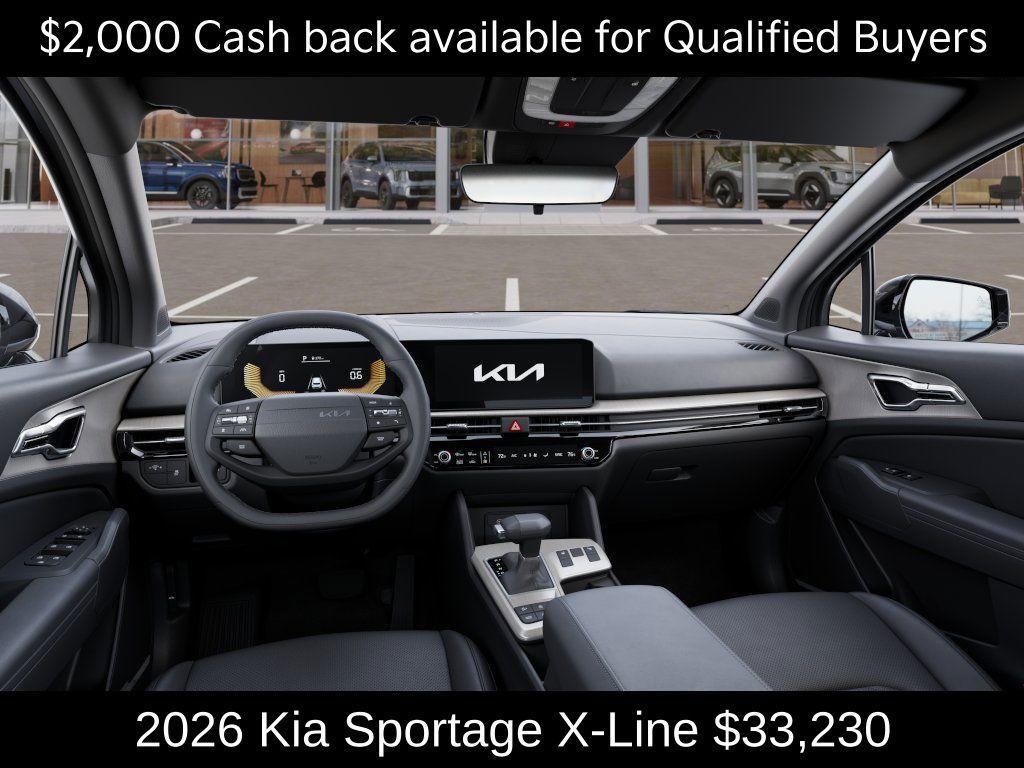 new 2026 Kia Sportage car, priced at $33,230