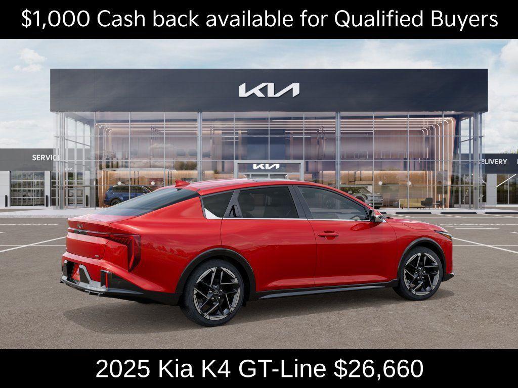 new 2025 Kia K4 car, priced at $26,660