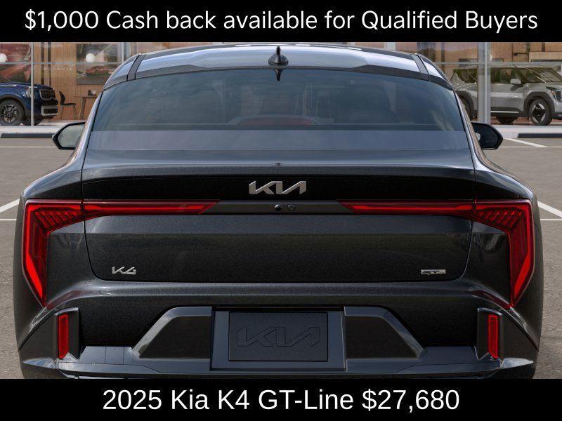 new 2025 Kia K4 car, priced at $27,680