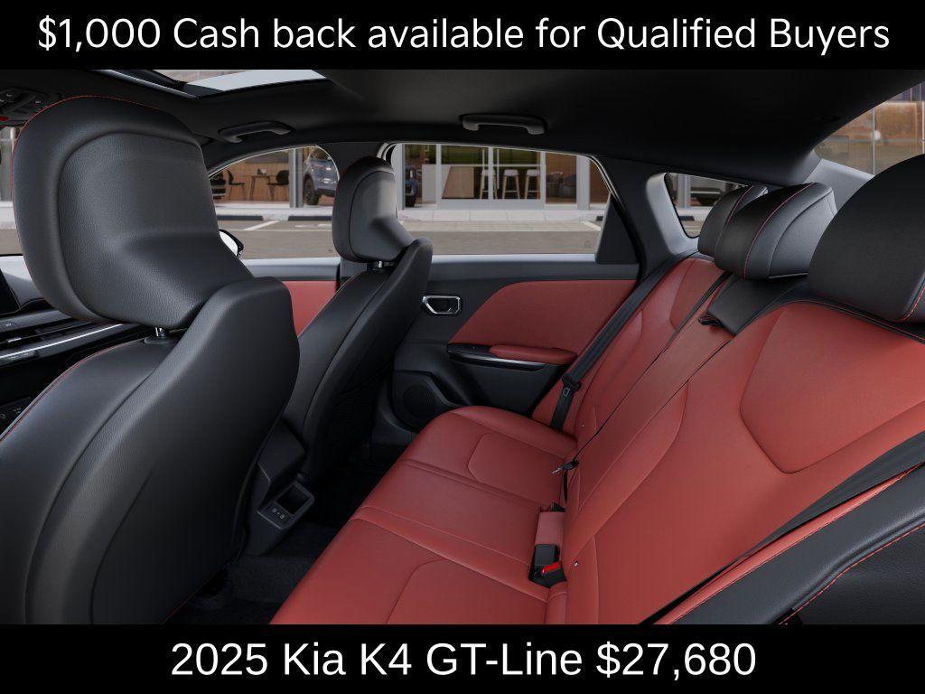 new 2025 Kia K4 car, priced at $27,680
