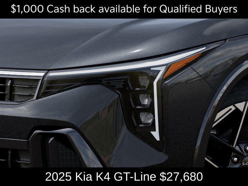new 2025 Kia K4 car, priced at $27,680