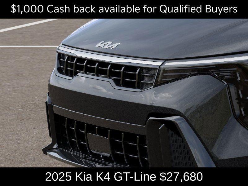 new 2025 Kia K4 car, priced at $27,680