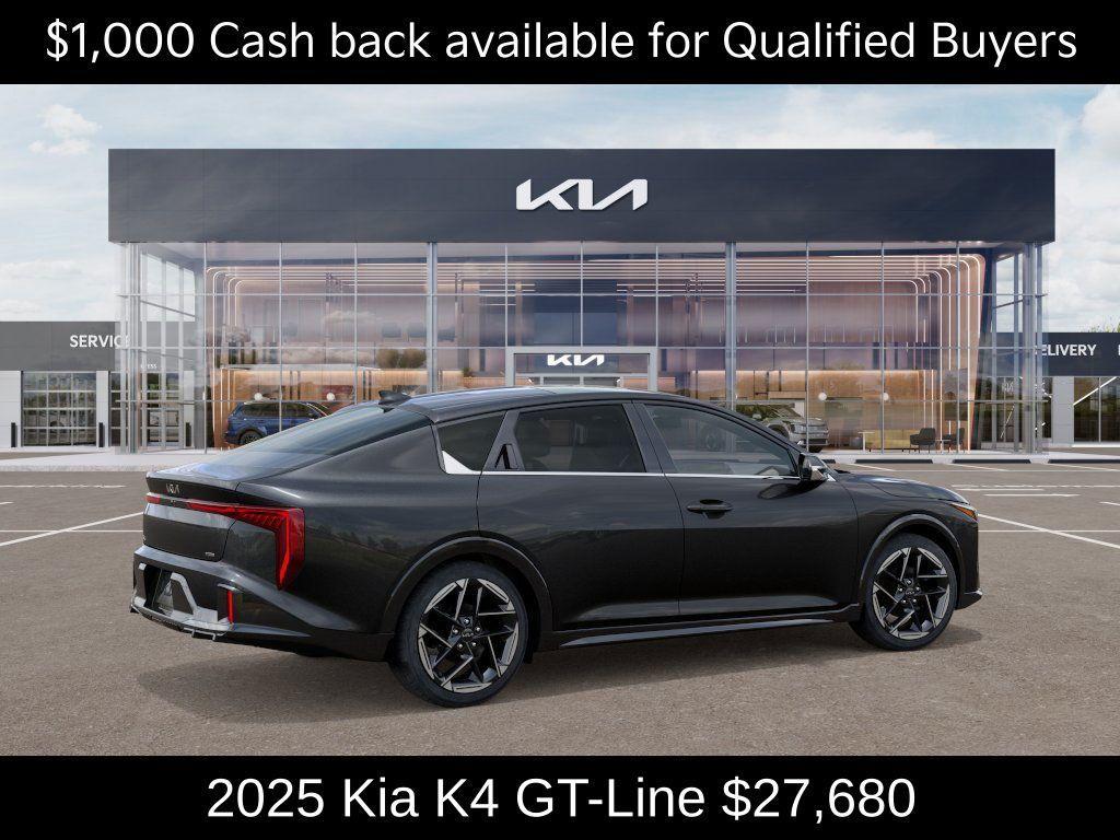 new 2025 Kia K4 car, priced at $27,680