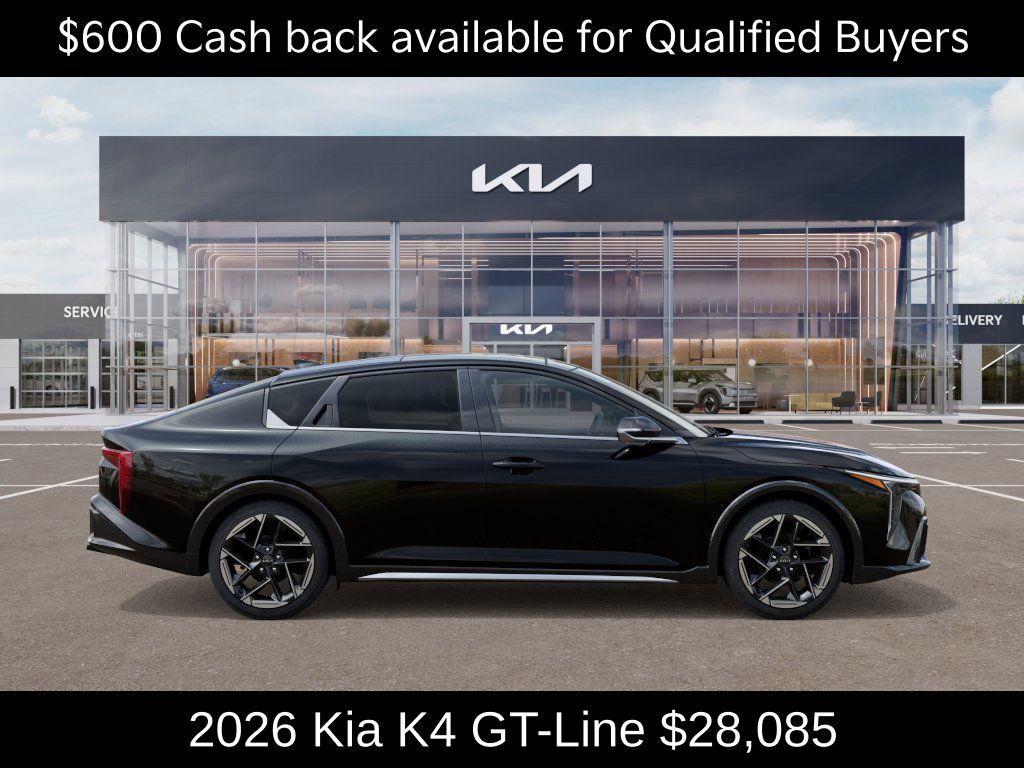 new 2026 Kia K4 car, priced at $28,085