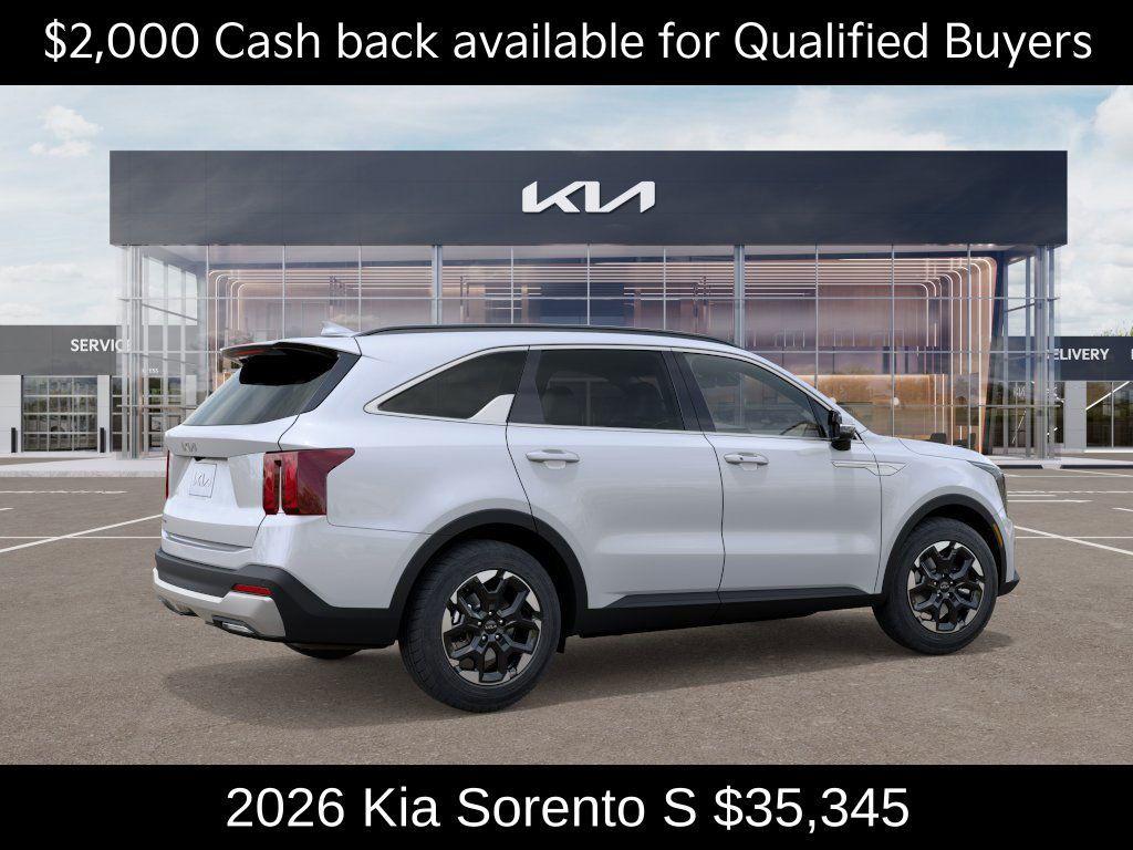 new 2026 Kia Sorento car, priced at $35,345