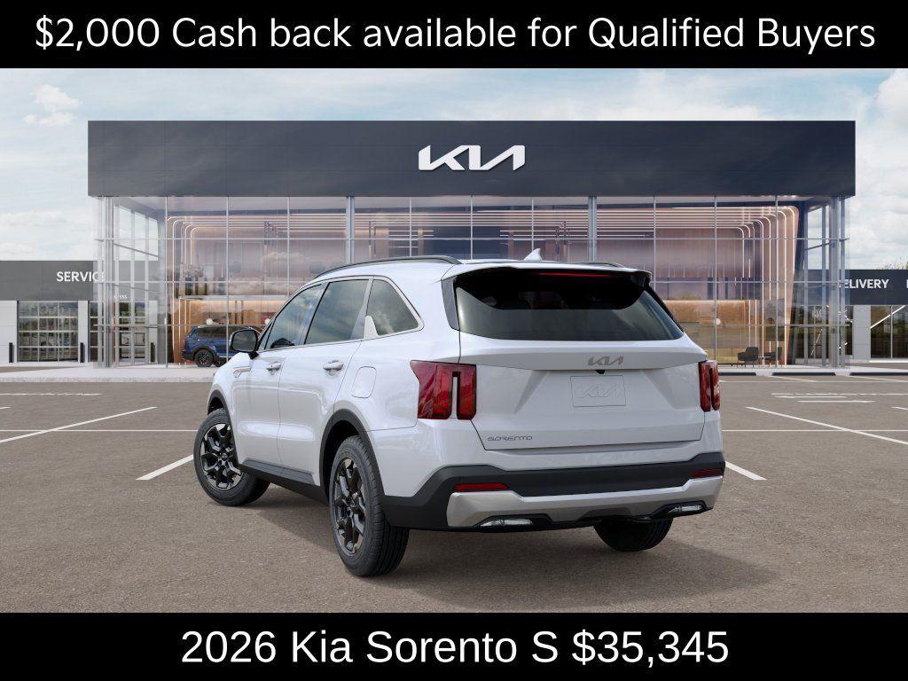 new 2026 Kia Sorento car, priced at $35,345