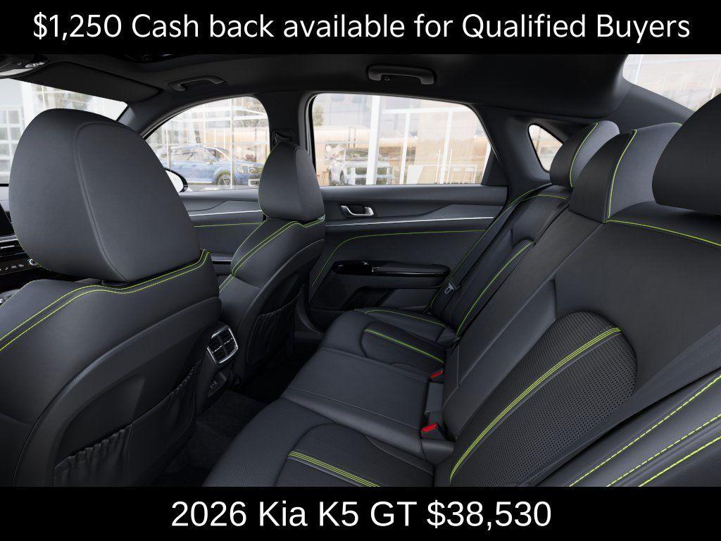 new 2026 Kia K5 car, priced at $38,530