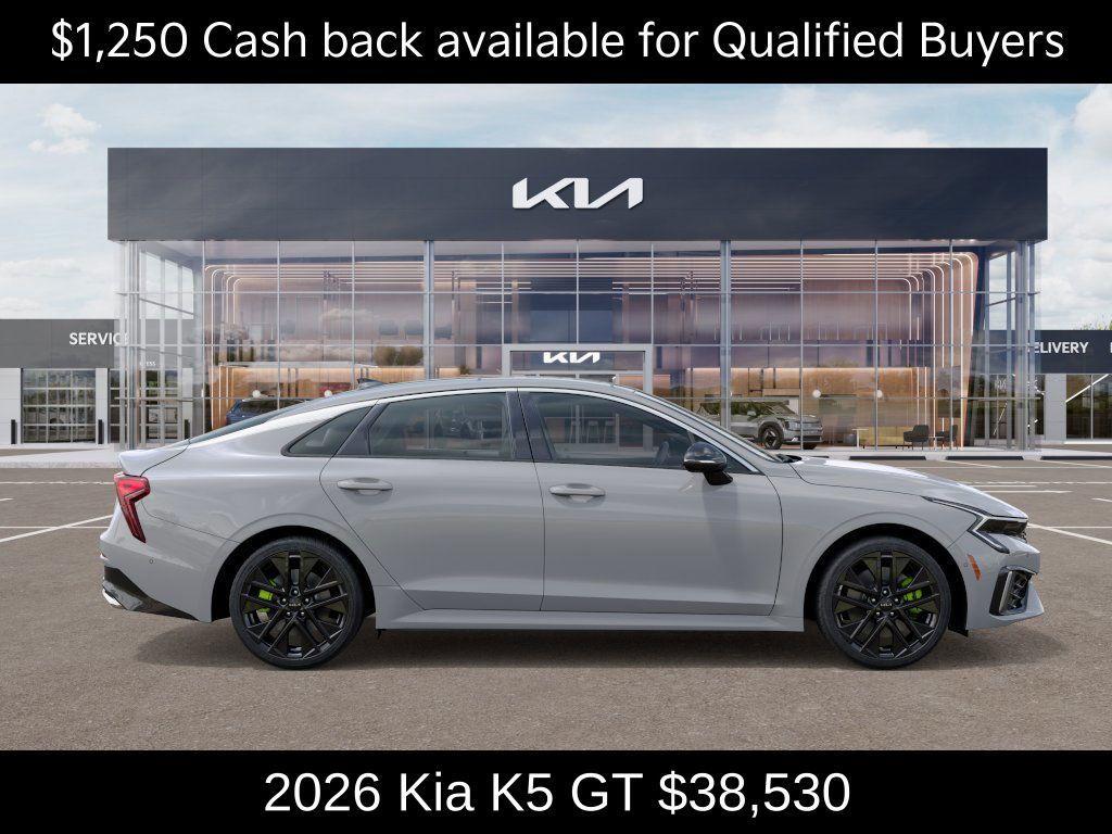 new 2026 Kia K5 car, priced at $38,530