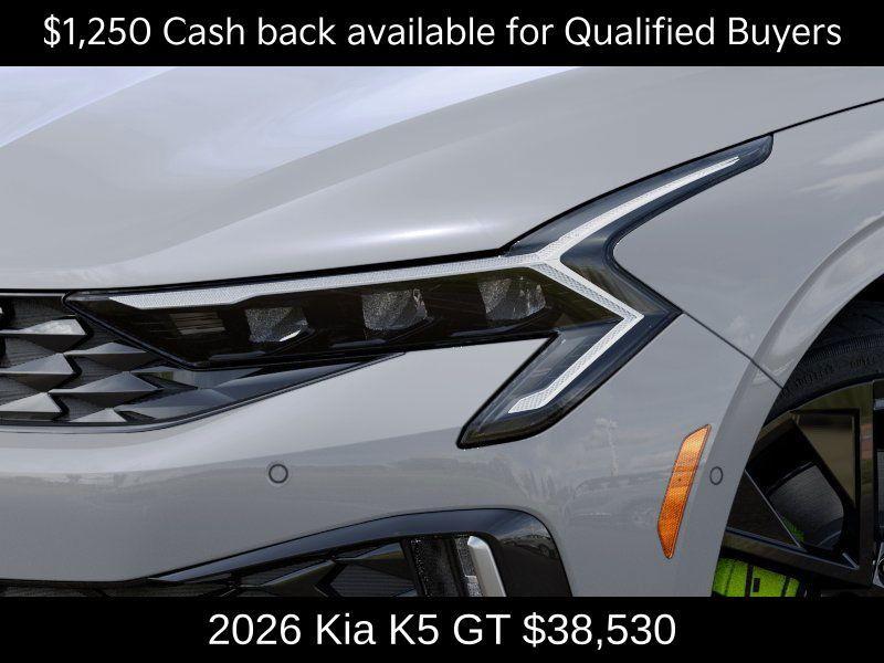 new 2026 Kia K5 car, priced at $38,530