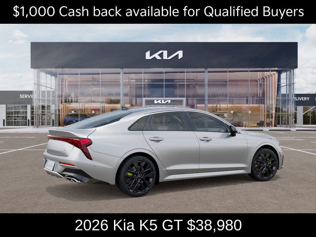 new 2026 Kia K5 car, priced at $38,980
