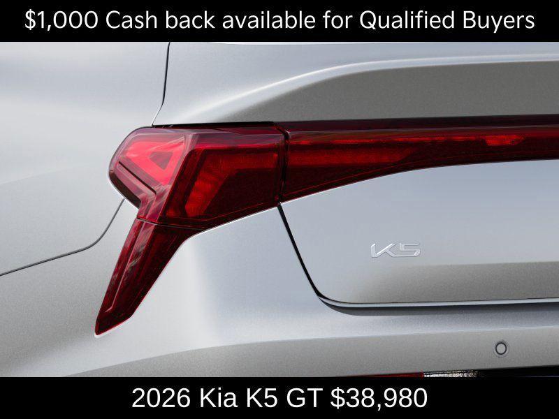 new 2026 Kia K5 car, priced at $38,980