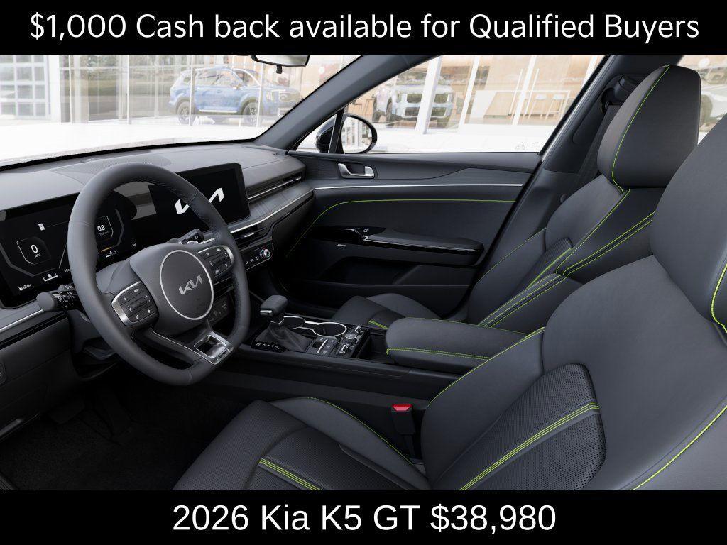 new 2026 Kia K5 car, priced at $38,980